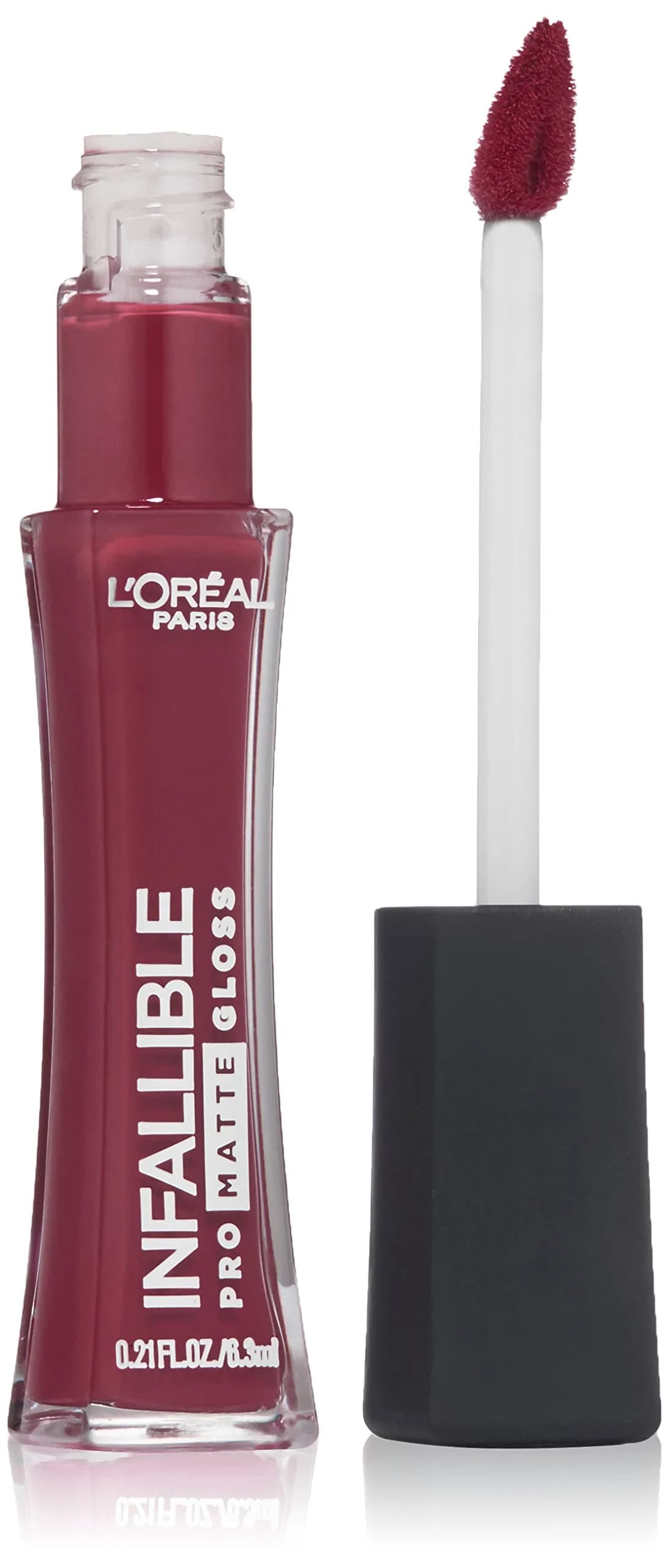 L'Oreal Paris Infallible Lip Pro Matte Gloss Forbidden Kiss 0.21 fl. oz. | Demi-matte liquid lipstick with bold color - main product image