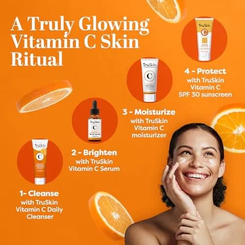 TruSkin Vitamin C Face Cream - Brightening Daily Moisturizer, 2 fl oz | Supports Radiant, Even Skin Tone thumbnail 7