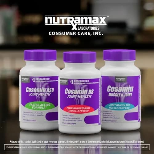 Nutramax Cosamin ASU Joint Health Supplement 150 Capsules | Faster-Acting Formula with Glucosamine, Chondroitin, ASU, and Boswellia Serrata thumbnail 8