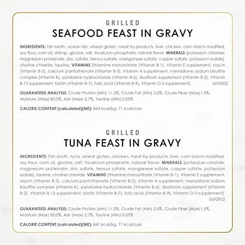 Purina Fancy Feast Grilled Seafood Wet Cat Food, 3 oz Cans, 30-Pack | Complete Nutrition for Adult Cats thumbnail 6