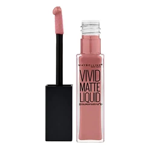 Maybelline New York Color Sensational Vivid Matte Liquid Lipstick Pink Charge 7.7ml (0.26 fl oz) | High Pigment Matte Finish thumbnail 2
