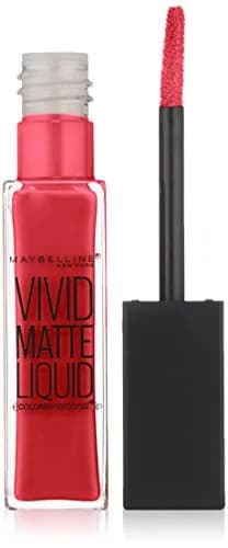 Maybelline New York Color Sensational Vivid Matte Liquid Lipstick, Fuchsia Ecstasy, 7.7ml (0.26 fl. oz.) | High Pigment Matte Finish thumbnail 2