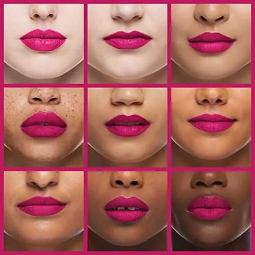 Maybelline New York Color Sensational Vivid Matte Liquid Lipstick Electric Pink 7.7ml (0.26 fl. oz.) | High Pigment Matte Finish thumbnail 2