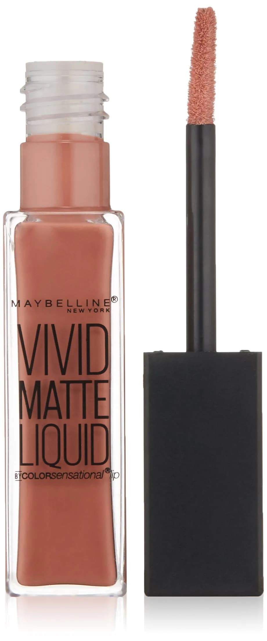 Maybelline New York Color Sensational Vivid Matte Liquid Lipstick Nude Thrill 7.6ml (0.26 fl. oz.) | High Pigment Matte Finish