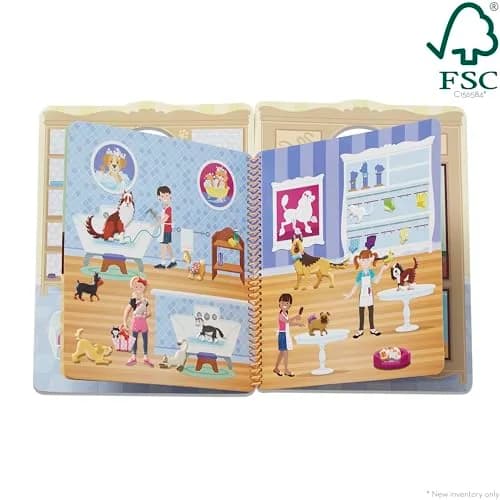 Melissa & Doug Pet Place Puffy Sticker Activity Book | Reusable Stickers & 10 Scenes thumbnail 8