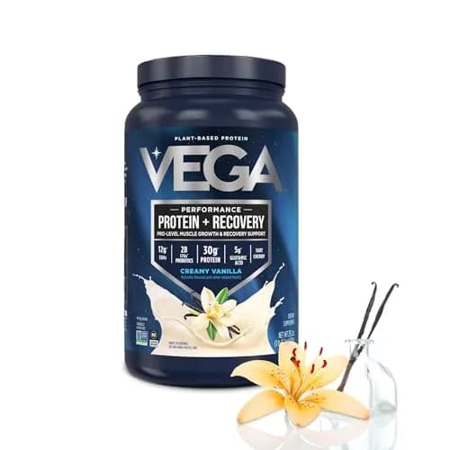 Vega Creamy Vanilla protein powder tub Plant 20 servings
