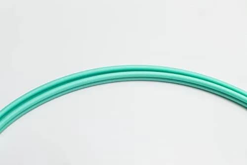 FCD 0.5M OM4 LC-LC Fiber Patch Cable | 10Gb Duplex Multimode, 50/125µm, Aqua Jacket thumbnail 3