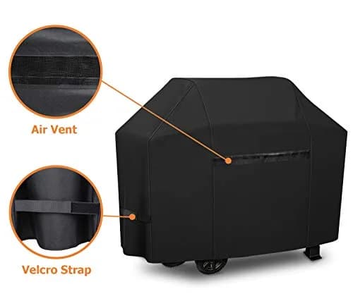 iCOVER 82 Inch Grill Cover Charcoal | Heavy Duty Waterproof Outdoor BBQ Cover for Weber, Char-Broil, Brinkmann, etc. thumbnail 4