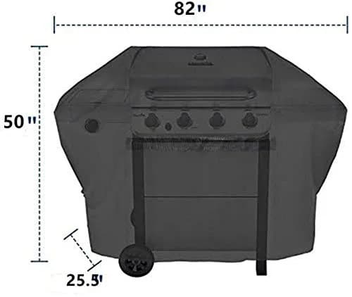 iCOVER 82 Inch Grill Cover Charcoal | Heavy Duty Waterproof Outdoor BBQ Cover for Weber, Char-Broil, Brinkmann, etc. thumbnail 5