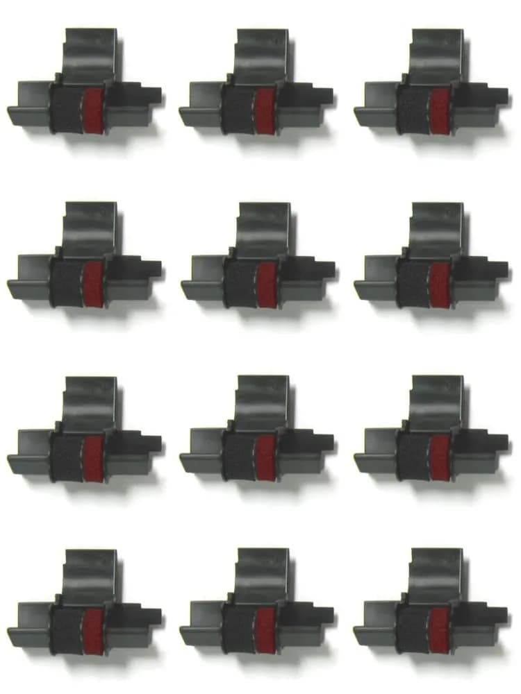 Compumatic Calculator Ink Roller Black/Red 12-Pack | Replaces IR40T CP13 EA772R
