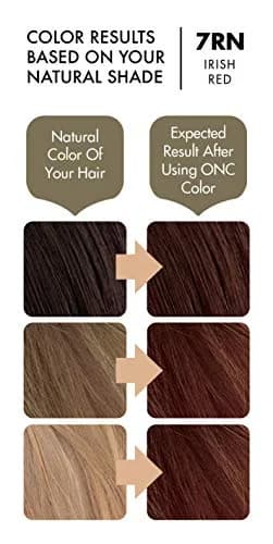 ONC NATURALCOLORS (7RN Irish Red) 120 mL | Heat Activated Organic Hair Dye with 100% Gray Coverage thumbnail 3