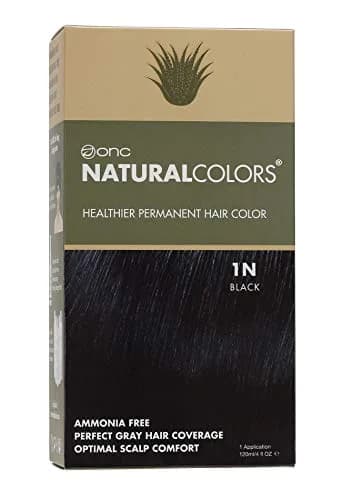 ONC NATURALCOLORS 1N Black Hair Dye 120mL | Organic, Ammonia-Free, Gray Coverage thumbnail 1