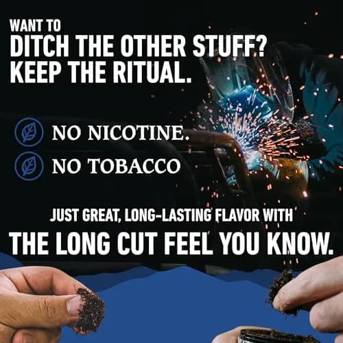 Smokey Mountain Herbal Long Cut Arctic Mint, 5 Can Box | Tobacco-Free, Nicotine-Free Herbal Snuff Alternative thumbnail 6