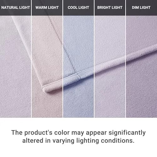 True North by Sleep Philosophy Micro Fleece Sheets Twin Size Bed Set 3 Piece Lavender | Ultra-Soft Cozy Winter Bedding thumbnail 8