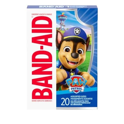 Band-Aid Adhesive Bandages Paw Patrol 20 Ct | Kids' Fun Wound Care Assorted Sizes thumbnail 7