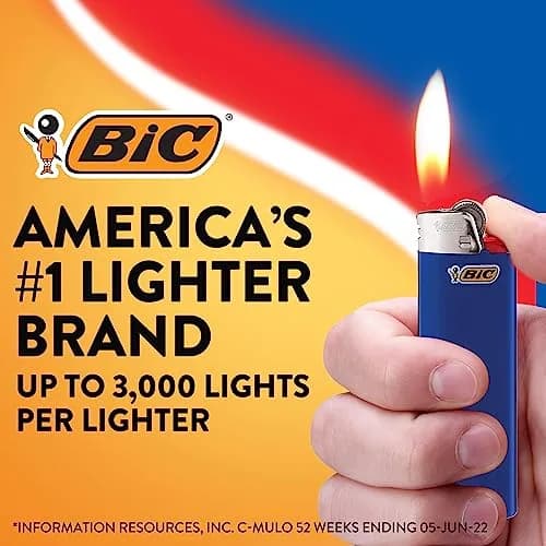BIC Pocket Lighter Special Edition Favorites Collection Assorted Designs 50 Count | Long-lasting, Child-Resistant, Unique Styles thumbnail 8