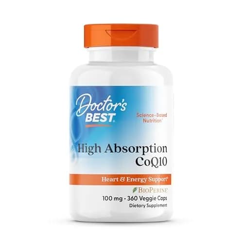 Doctor's Best High Absorption CoQ10 with BioPerine 100 mg 360 Veggie Capsules thumbnail 1