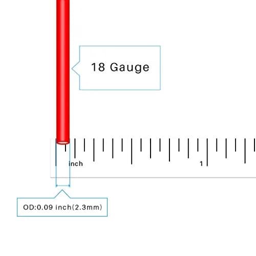 BNTECHGO 18 AWG Silicone Wire Red Black 5ft | Ultra Flexible, Tinned Copper, 600V thumbnail 2