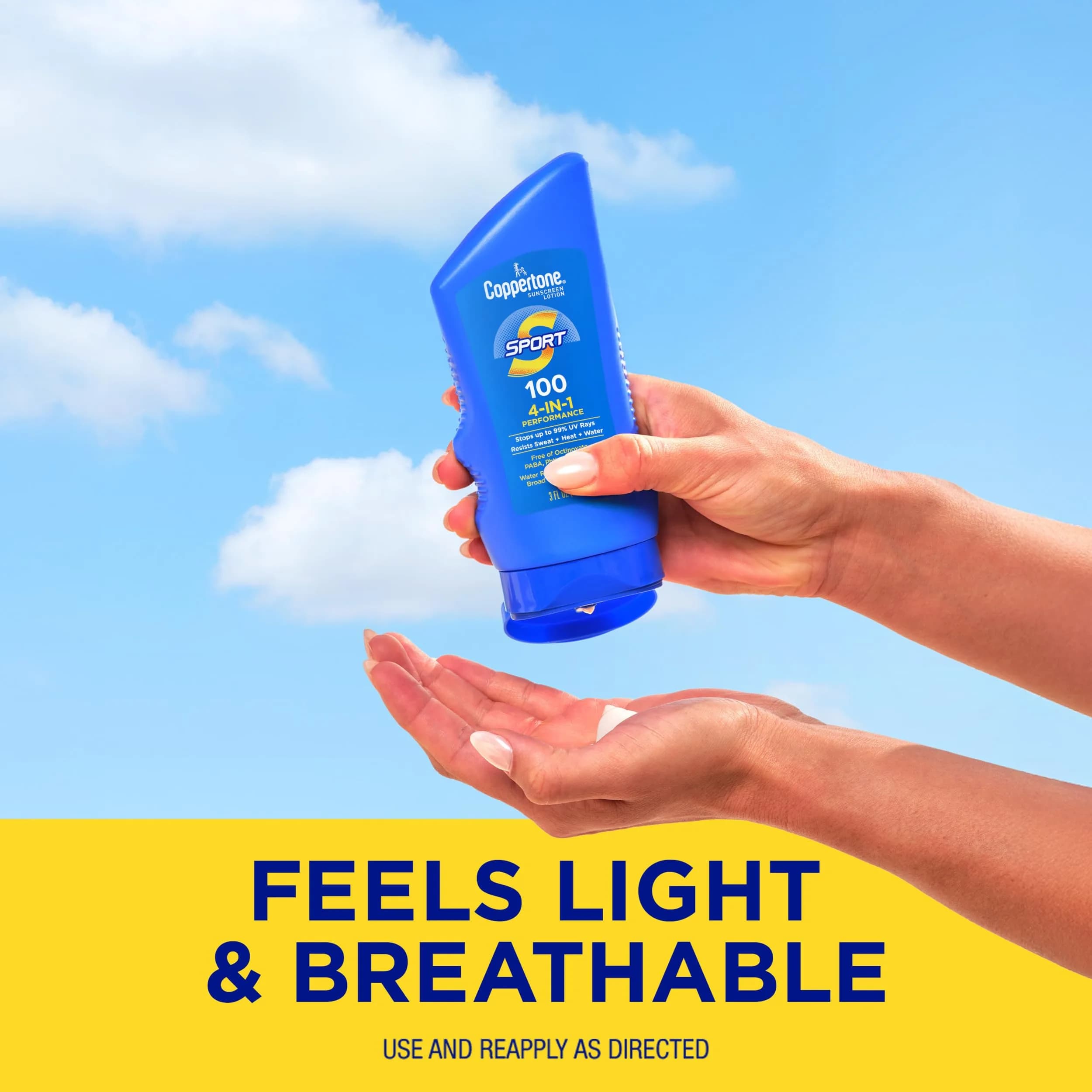 Coppertone Sport SPF 100 Broad Spectrum Sunscreen Lotion (3 Fl Oz / 88 ml) | High-Performance Sun Protection for Active Lifestyles thumbnail 7
