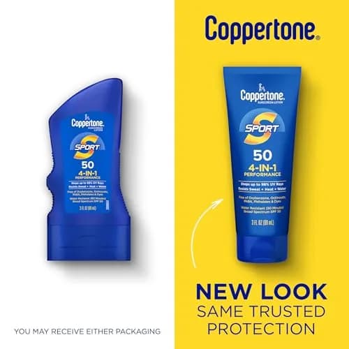 Coppertone Sport Sunscreen Lotion SPF 50 | Water-Resistant, Broad Spectrum, 3 Fl Oz thumbnail 2