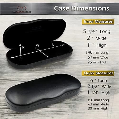 MyEyeglassCase Glasses Case Hard Shell for Small - Medium Frames | Stylish & Protective thumbnail 5