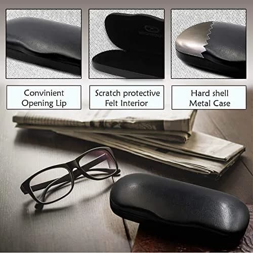 MyEyeglassCase Glasses Case Hard Shell for Small - Medium Frames | Stylish & Protective thumbnail 3