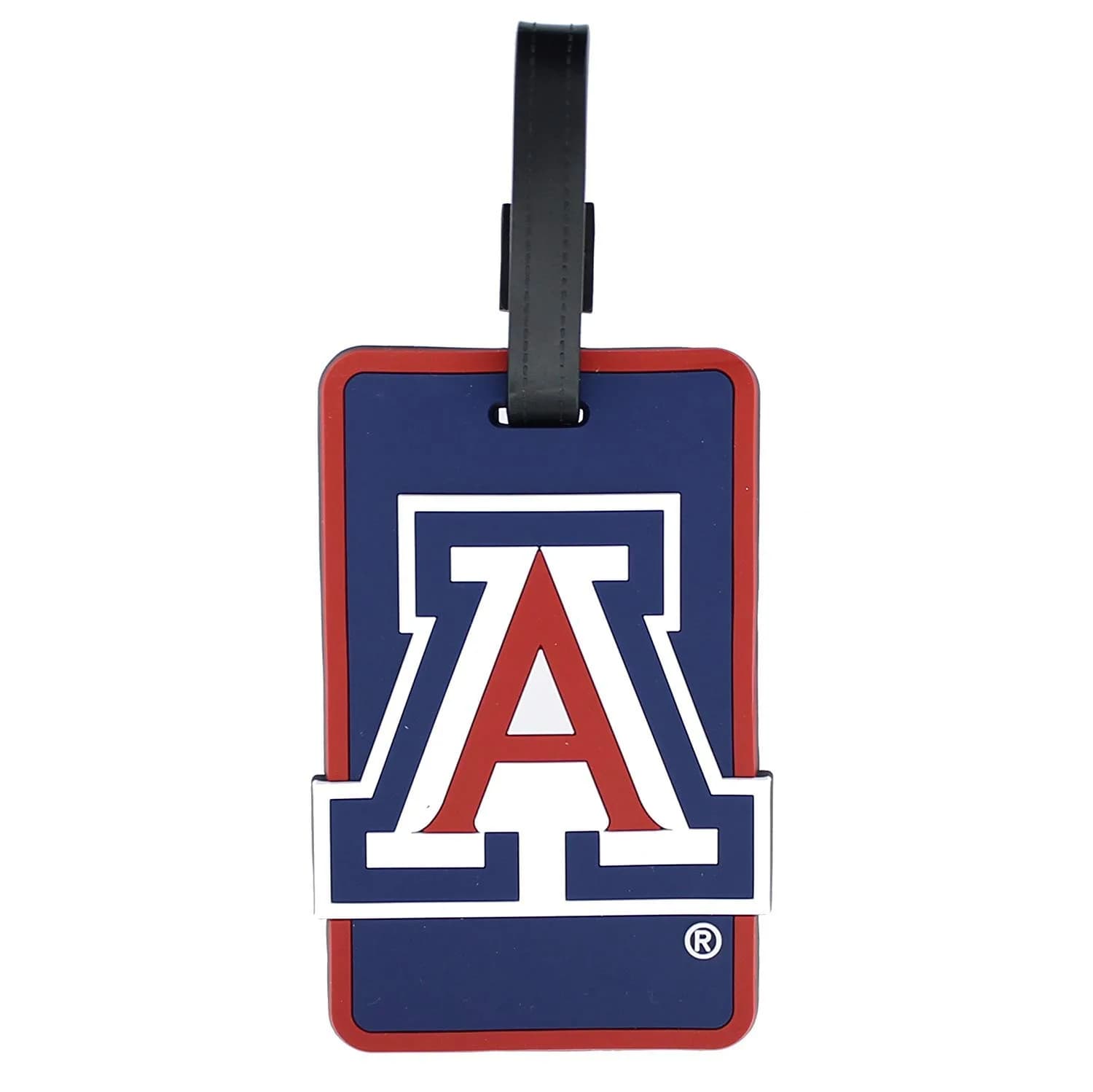 aminco NCAA Arizona Wildcats Soft Bag Tag | Laser Cut Silicone Team Logo (2 inches) - main product image