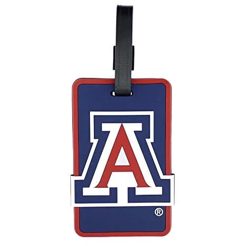 aminco NCAA Arizona Wildcats Soft Bag Tag | Laser Cut Silicone Team Logo (2 inches) thumbnail 1
