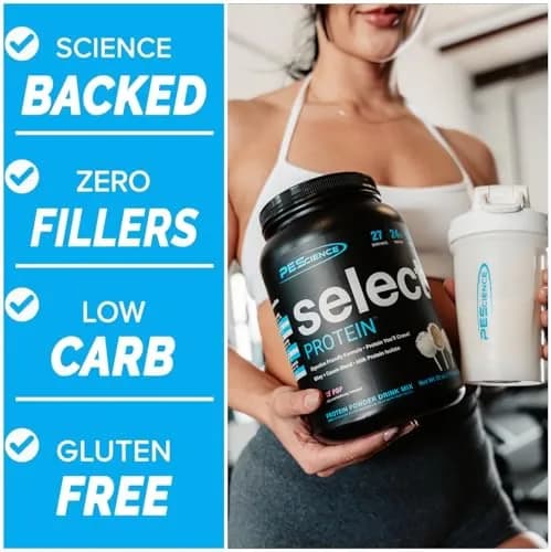 PEScience Select Protein Powder, Gourmet Vanilla, 27 Servings | Premium Milk Protein Blend for Lean Muscle thumbnail 6