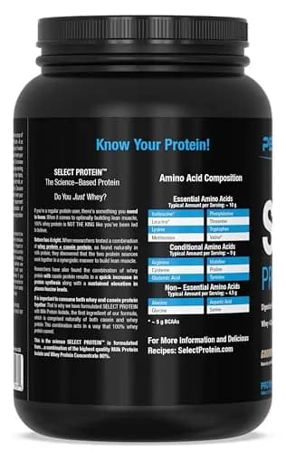 PEScience Select Protein Powder, Gourmet Vanilla, 27 Servings | Premium Milk Protein Blend for Lean Muscle thumbnail 8