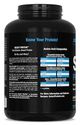 PEScience Select Protein Powder, Gourmet Vanilla, 55 Servings | High-Quality Milk & Casein Blend thumbnail 8