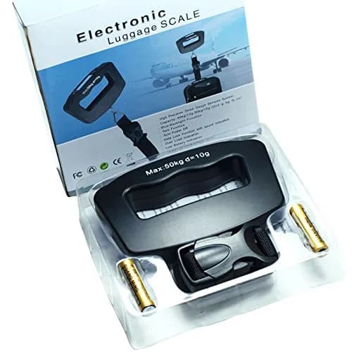 Horizon 50kg /110 lb Digital Travel Luggage Scale with Strap | Portable Handheld Weighing Machine thumbnail 2