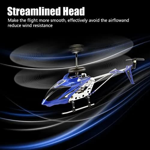 Cheerwing S107 Phantom Mini RC Helicopter Blue | 3-Channel Remote Control with Gyro System thumbnail 4