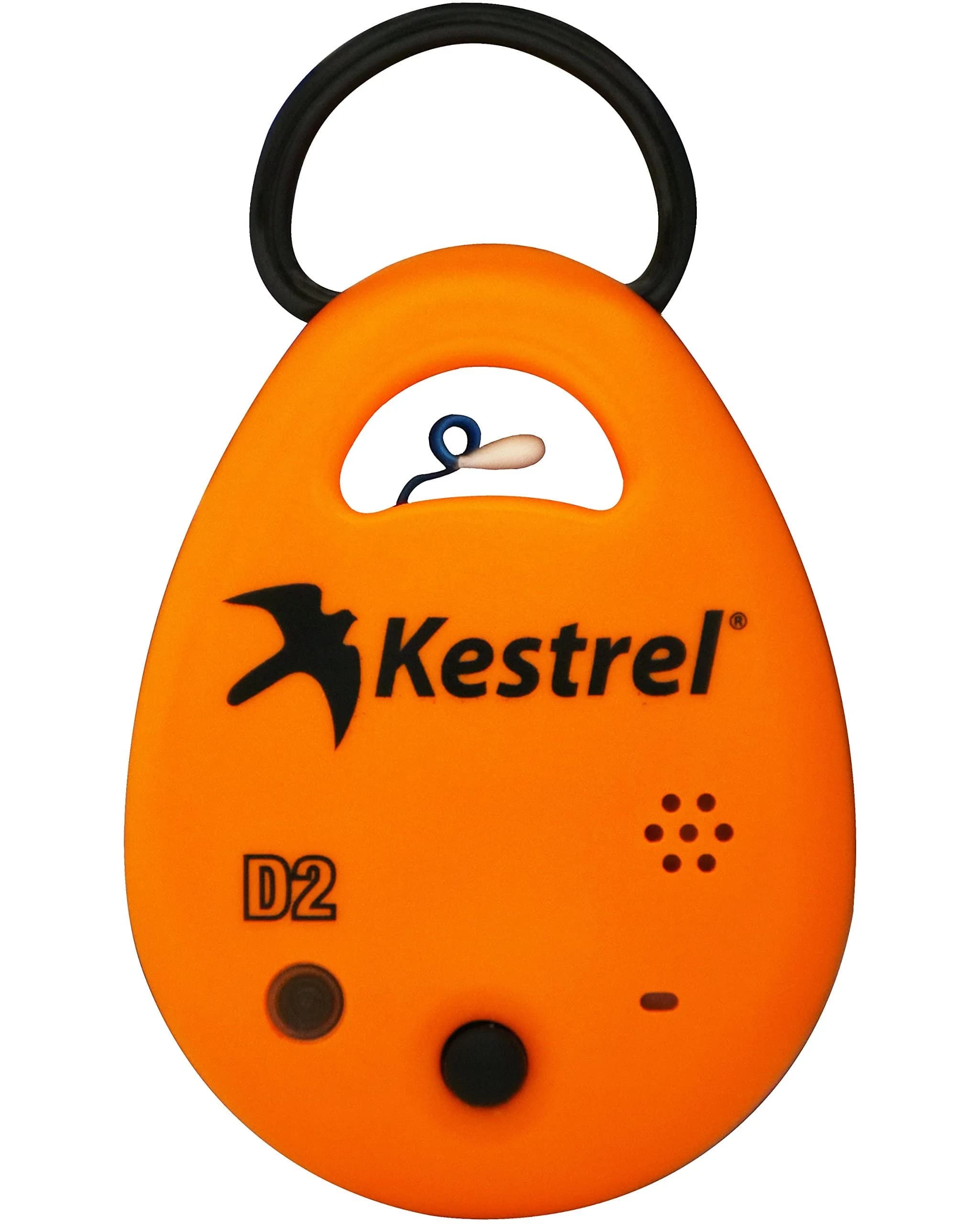 Kestrel Drop D2 Wireless Temperature Humidity Data Logger, Orange | 0.9cm (0.35in) x 1.8cm (0.7in) x 2.4cm (0.9in) - main product image