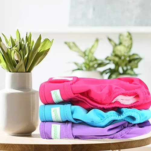 wegreeco Washable Female Dog Diapers, Medium | Reusable & Leak-Free for Heat & Incontinence thumbnail 8