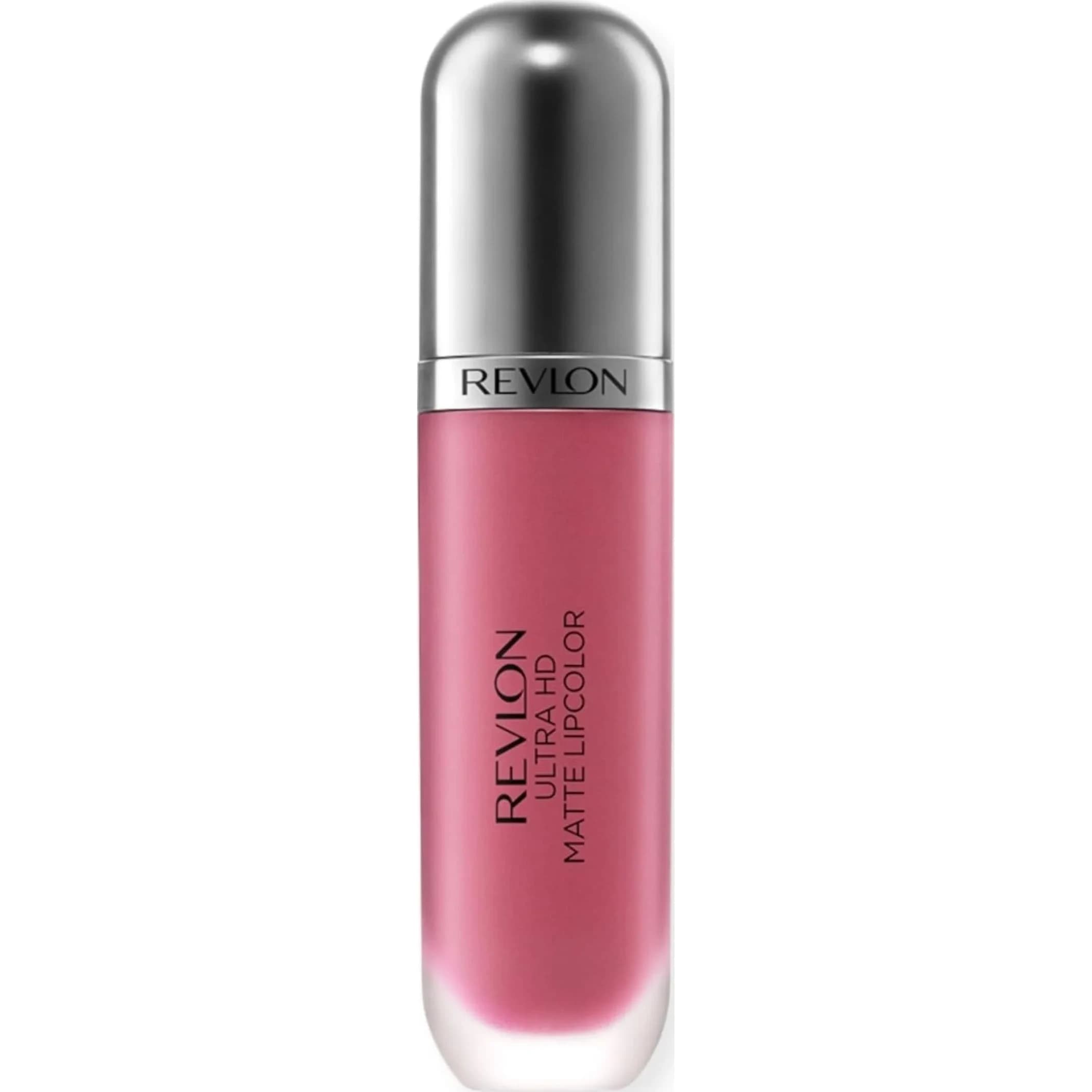 REVLON Ultra HD Matte Lipcolor Liquid Lipstick in Addiction (610), 6ml (0.2 Fl Oz) | Velvety Lightweight Matte Color — 600 Devotion