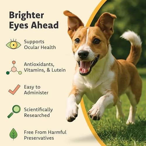 Ocu-GLO Vision Supplement for Small Dogs 45ct Liquid Gelcaps | Eye Health Support with Lutein & Omega-3 thumbnail 4