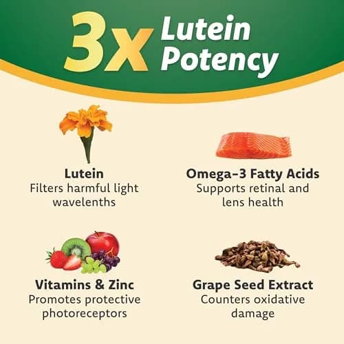 Ocu-GLO Vision Supplement for Small Dogs 45ct Liquid Gelcaps | Eye Health Support with Lutein & Omega-3 thumbnail 6