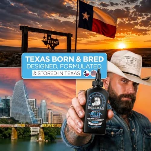 Bossman Jelly Beard Oil Magic Scent 118ml (4 Fl Oz) | Thicker Formula for Fuller, Healthier Beard thumbnail 4