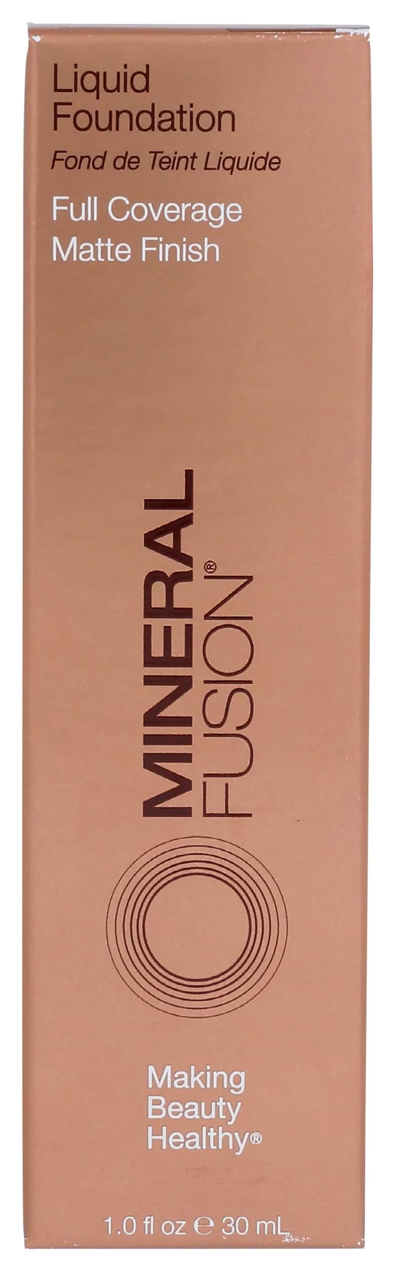 Mineral Fusion Full Coverage Foundation Neutral 1 29.57 ml (1 fl. oz) | Lightweight Matte Finish with 12 Hr Hydration — Deep 1