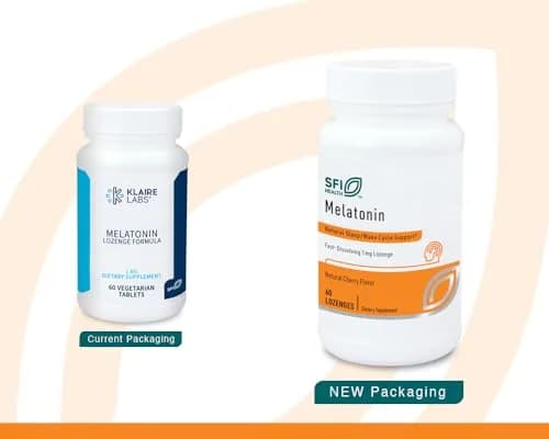 SFI Health Melatonin Lozenge 60 Dissolvable Tablets | Fast-Acting Sleep Support Cherry Flavor thumbnail 2