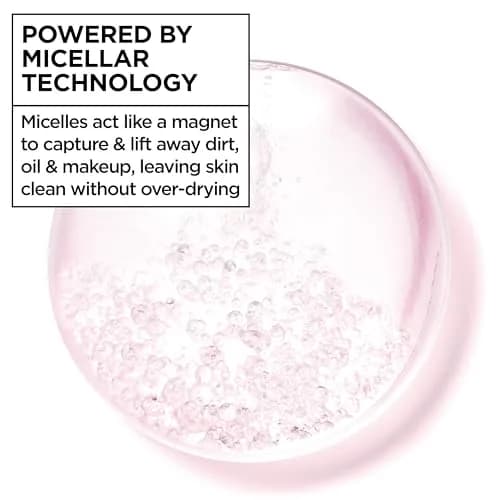 Garnier Micellar Water Hydrating Facial Cleanser 400mL (13.5 Fl Oz) | Gentle Makeup Remover for Sensitive Skin thumbnail 5