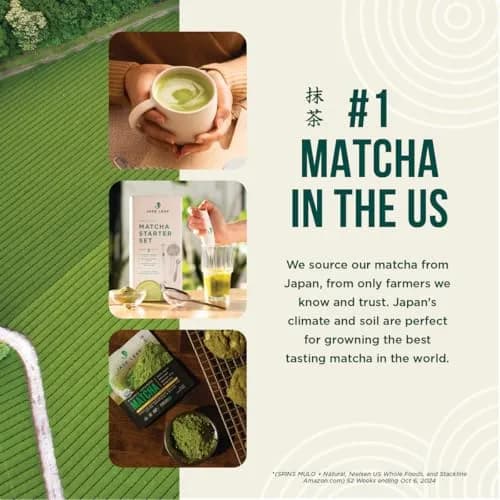 Jade Leaf Ceremonial Grade Matcha Powder, 30g / 1.06oz Tin | USDA Organic Japanese Matcha for Lattes & Recipes thumbnail 11
