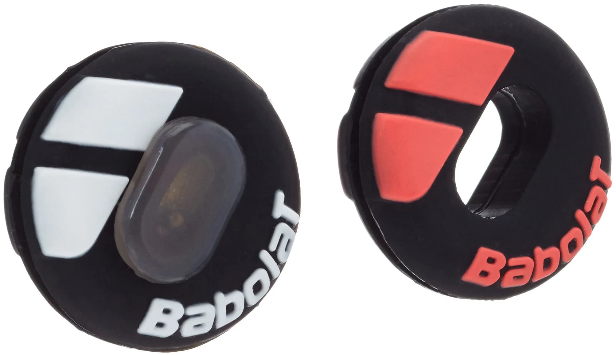 Babolat Unisex Custom Damp X2 Vibration Dampener, Black/Neon/Red, 0.05g (0.0001lb) | Customizable Tennis Vibration Dampener — One Size