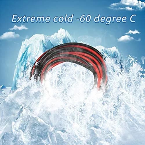 BNTECHGO 16 AWG Silicone Wire Red Black 10ft | High Temp, Tinned Copper thumbnail 3