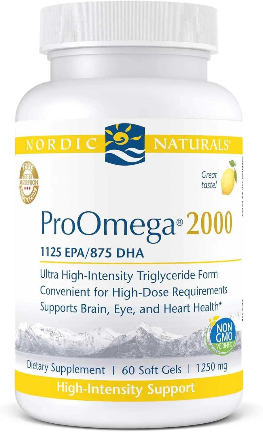 Nordic Naturals ProOmega 2000, Lemon Flavor - main product image