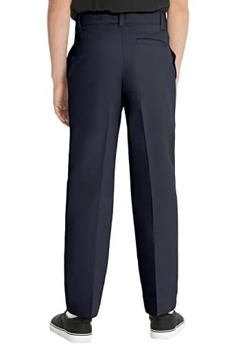 Classroom Big Boys Husky Flat Front Pant Dark Navy 8H | School Uniform Comfort & Style thumbnail 2