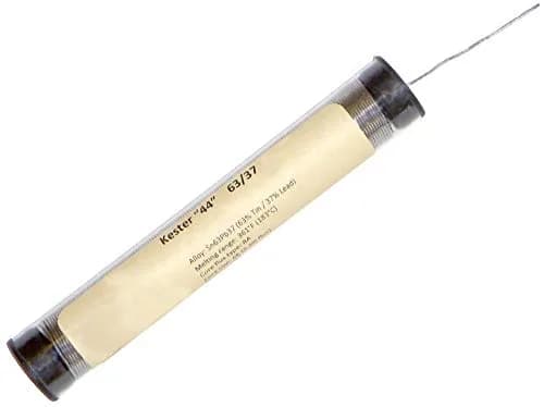 Kester 44 Solder Wire, 63/37 Tin/Lead, 0.015-in Diameter, RMA Rosin, 16.16 meters (56 Feet) Tube | Electronics Grade Solder thumbnail 1