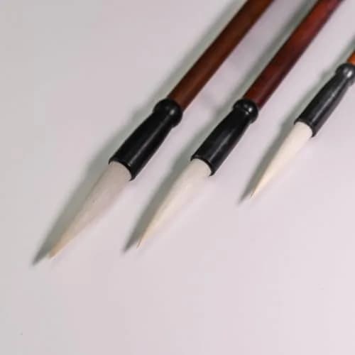 Easyou Hu Brush Chinese Calligraphy Brush Set L+M+S | Pure Goat Hair for Beginners thumbnail 9
