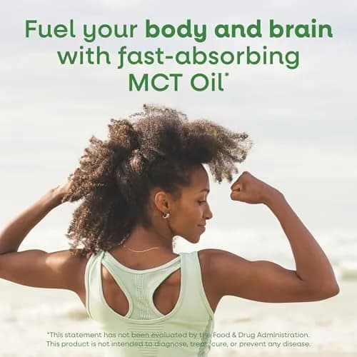 Nature's Way Organic MCT Oil Brain and Body Fuel 473ml (16 Fl Oz) | Keto & Paleo Certified thumbnail 2